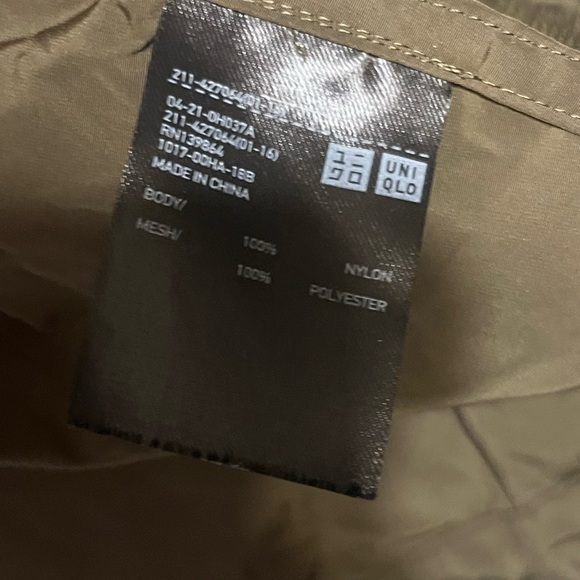 Uniqlo Oversized Parka Jacket with Mesh Vent - Olive Green - S - Picture 5 of 6